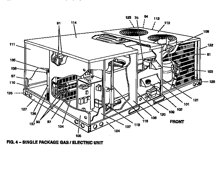 Single package unit