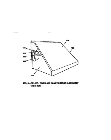 Fixed air damper assembly