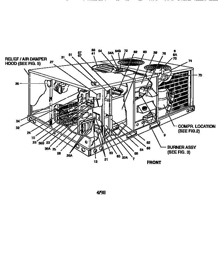 Single package gas/electric unit