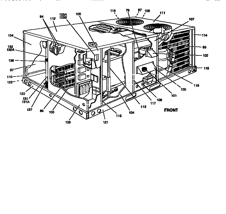 Front view single package