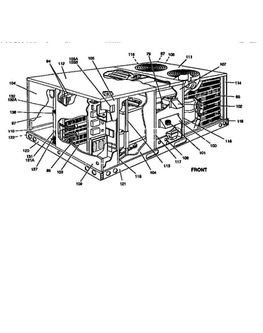 Front view single package