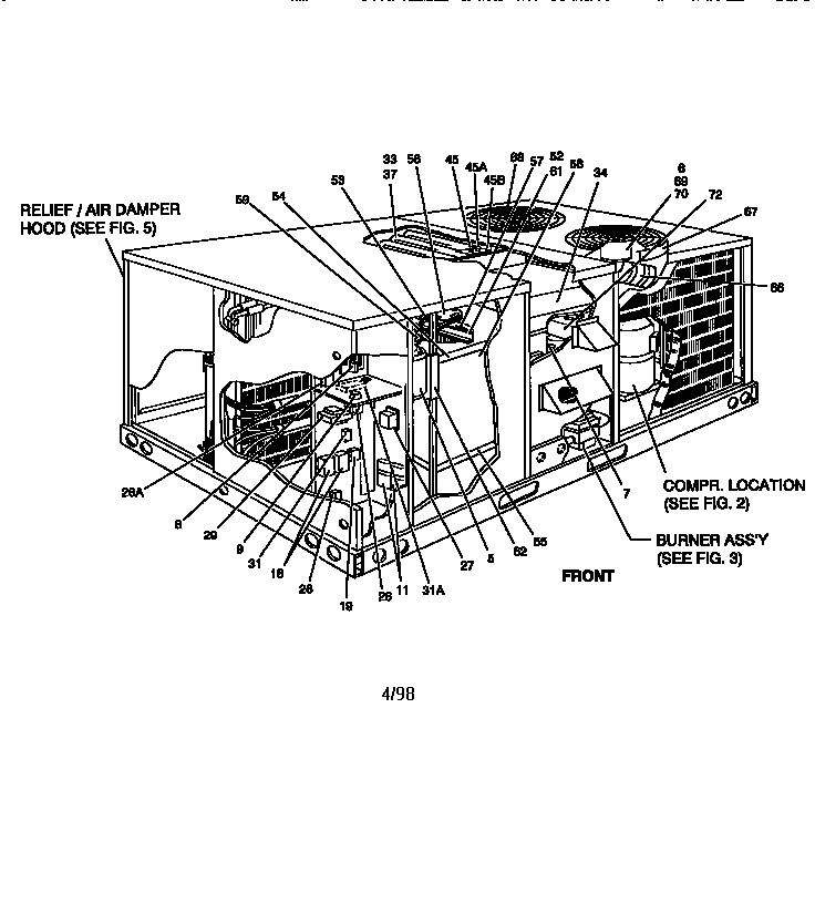 Single package gas/electric unit