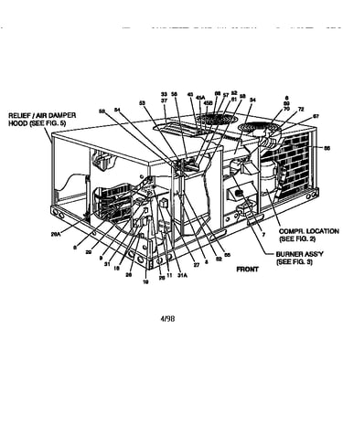 Single package gas/electric unit