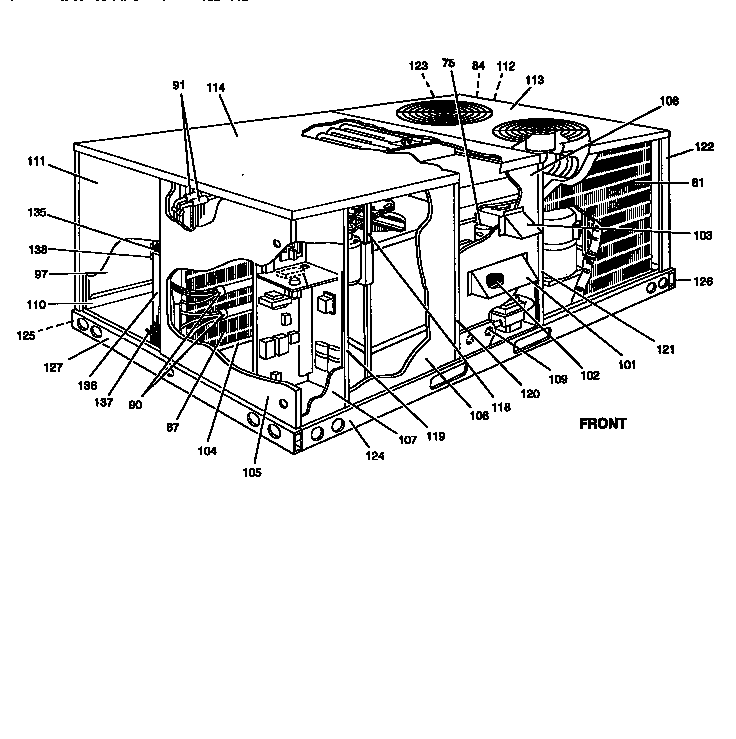 Single package gas/electric unit