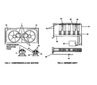 York D3CG120N20046 compressor and coil section/burner assembly diagram