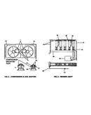 Compressor and coil section/burner assembly