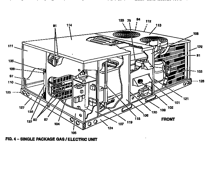Single package unit