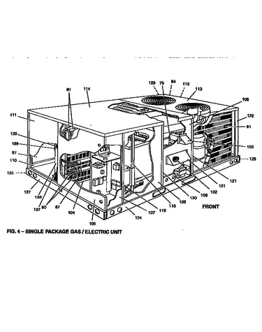 Single package unit