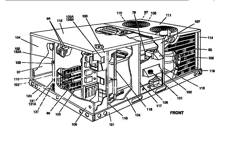 Single package gas/electric unit