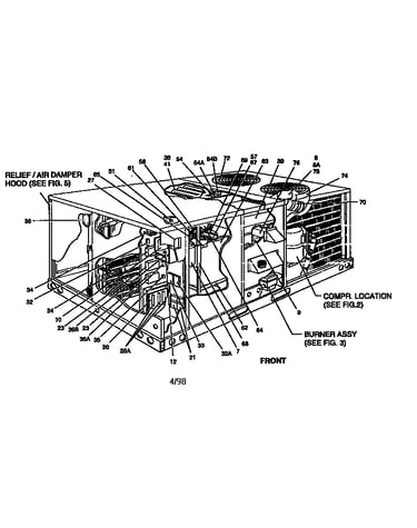 Single package gas/electric unit