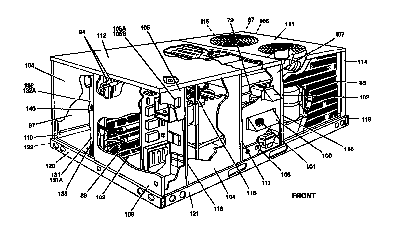 Single package gas/electric unit