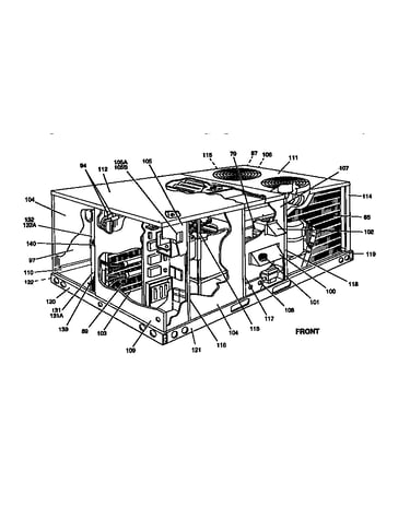 Single package gas/electric unit