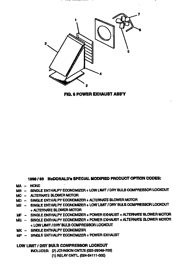 Power exhaust assembly