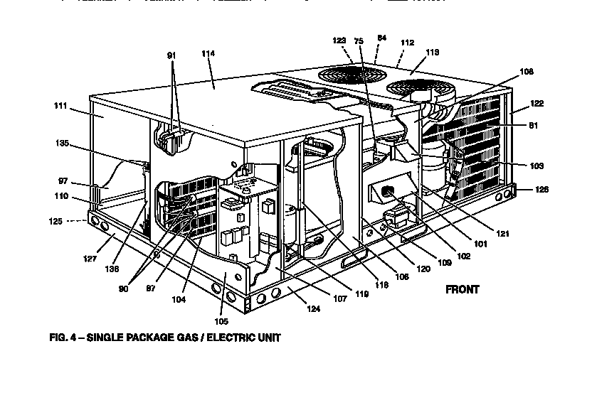 Single package unit