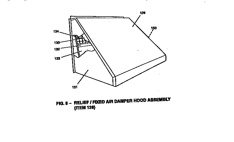 Fixed air damper assembly