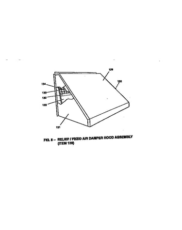 Fixed air damper assembly
