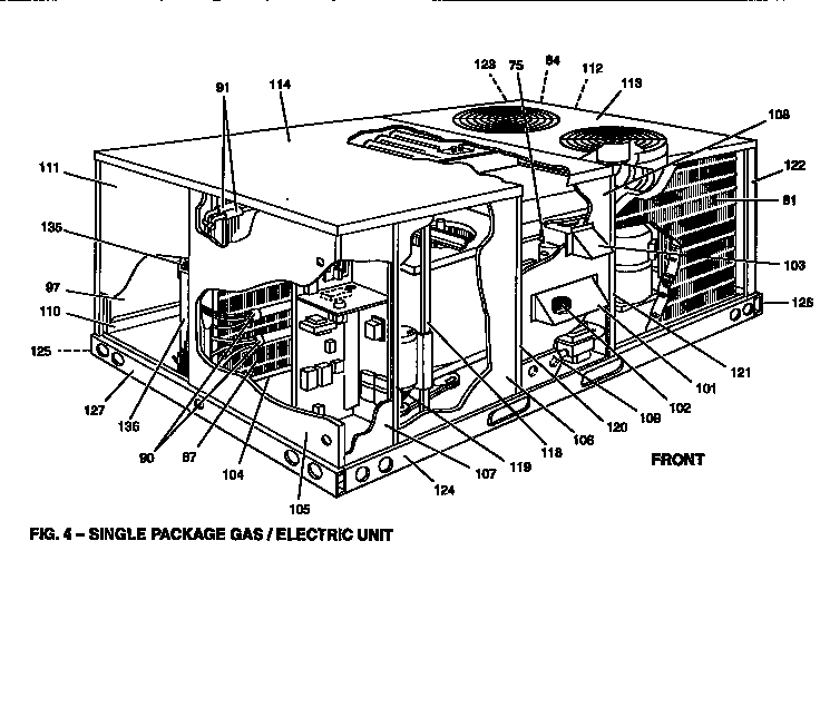 Single package unit