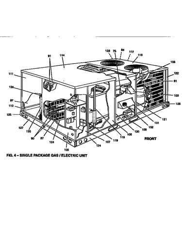 Single package unit