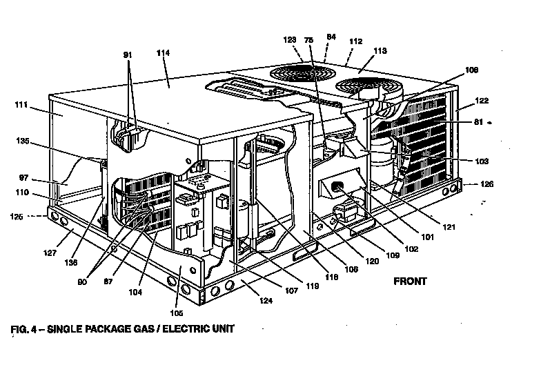 Single package unit