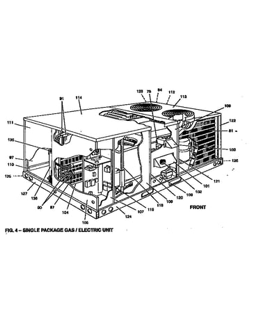 Single package unit