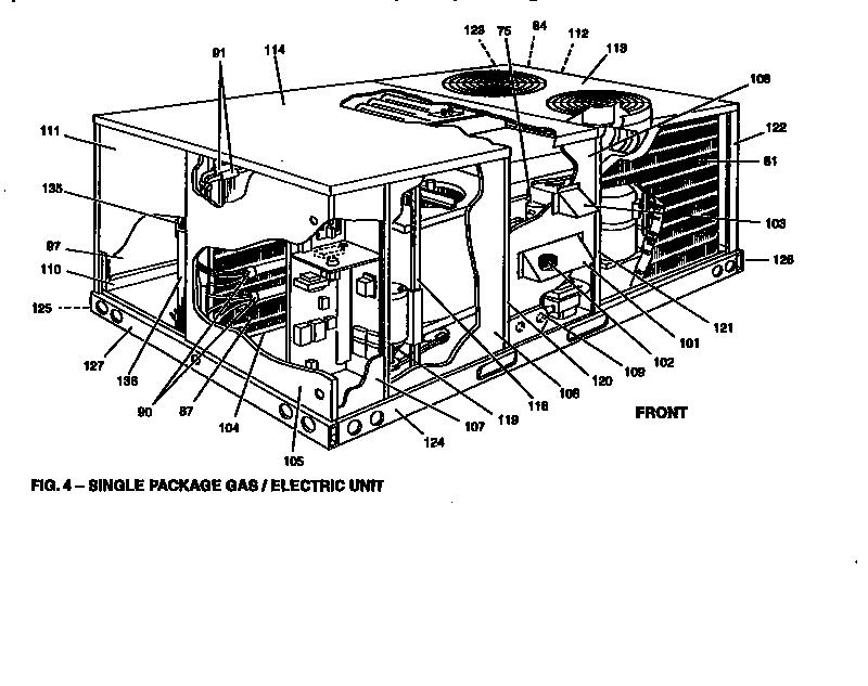 Single package unit
