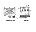 York D3CG120N16558 compressor and burner assembly diagram