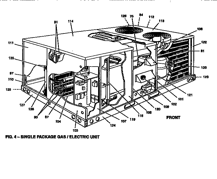 Single package unit
