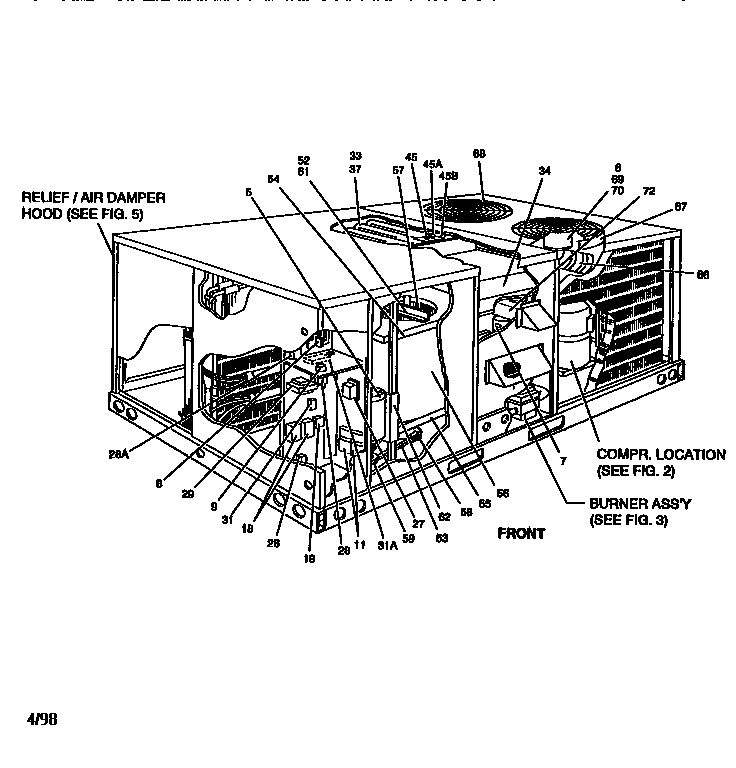 FIG. 1-SINGLE PACKAGE GAS/ELECTRIC