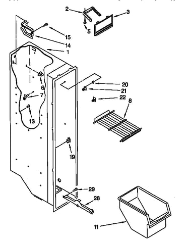 Freezer liner