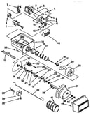 Motor and ice container