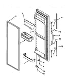 Refrigerator door