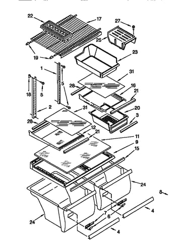 Shelves and accessories