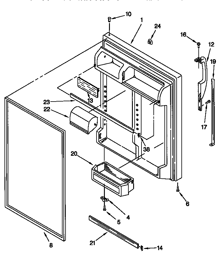 REFRIGERATOR DOOR