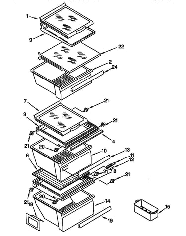 Refrigerator shelf