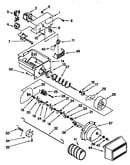 Motor and ice container