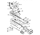 Kenmore 10657752790 motor and ice container diagram
