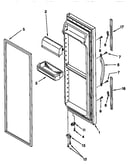 Refrigerator door