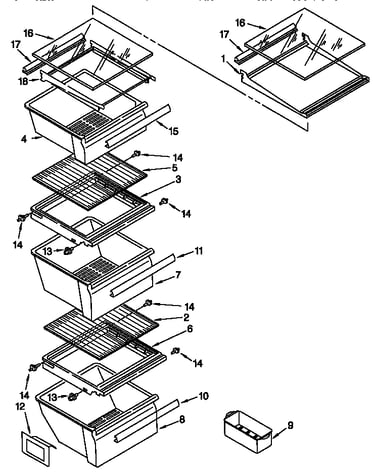Refrigerator shelf