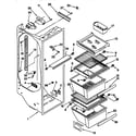 Kenmore 10648567890 refrigerator liner diagram