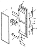 Refrigerator door