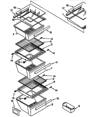 Refrigerator shelf