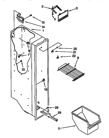 Freezer liner