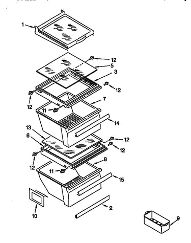 Refrigerator shelf