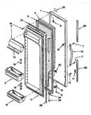Refrigerator door