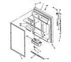 Kenmore 10677188792 refrigerator door diagram
