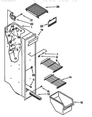 Freezer liner