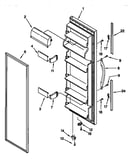 Refrigerator door