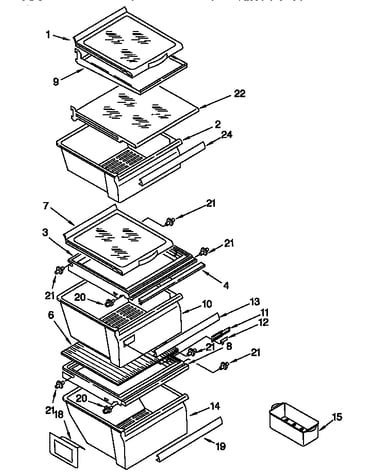 Refrigerator shelf