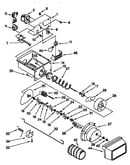 Motor and ice container