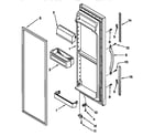 Kenmore 10657567790 refrigerator door diagram